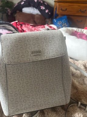 Guess Baby Blue back pack purse